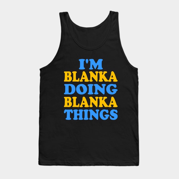 Im Blanka doing Blanka things Tank Top by TTL